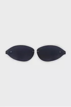 Brown oval sunglasses