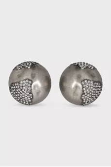 Accent clips decorated with crystals