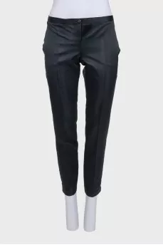 Black suit with trousers and a jacket