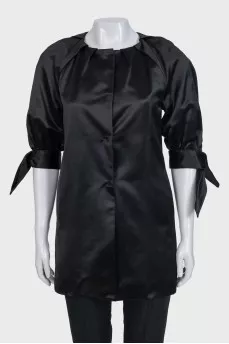 Black suit with trousers and a jacket