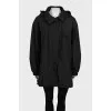 Black oversized jacket