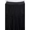 Black mesh skirt with elastic band