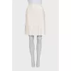 White skirt with patch pockets