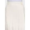 White skirt with patch pockets
