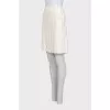 White skirt with patch pockets