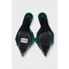 Coupole textile mules