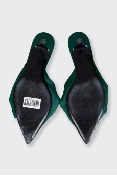 Coupole textile mules