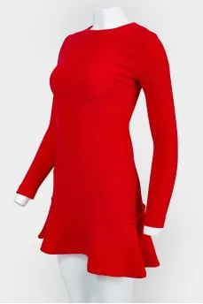 Red Direct Direct Crowing with Long Sleeve
