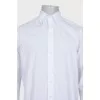 Men's white button-down shirt