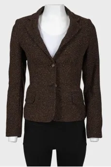 Brown wool jacket