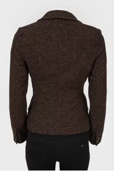 Brown wool jacket