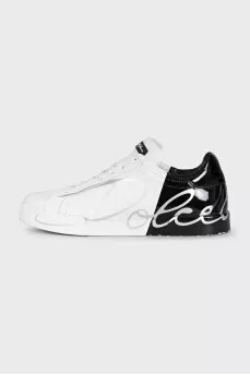 Men's leather Portofino sneakers