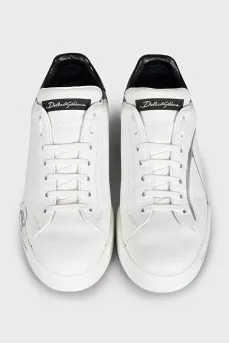 Men's leather Portofino sneakers