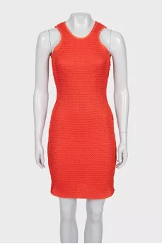 Fitted mesh dress