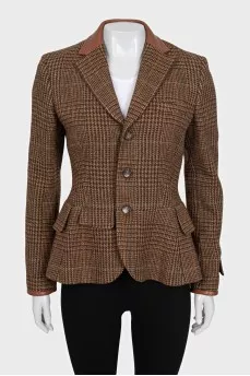 Brown wool jacket