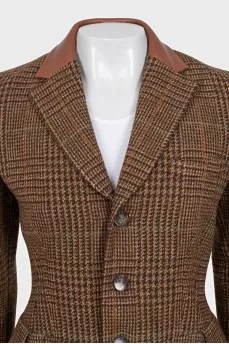Brown wool jacket