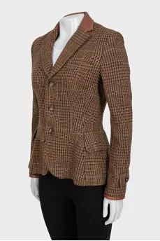 Brown wool jacket