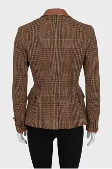 Brown wool jacket