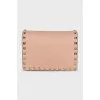 Розовая мини-сумка Rockstud Vitello