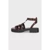 Leather sandals CLEA TRIOMPHE