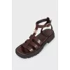 Leather sandals CLEA TRIOMPHE