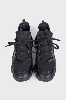 Black D-Connect sneakers