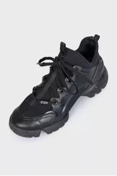 Black D-Connect sneakers