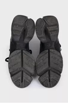 Black D-Connect sneakers