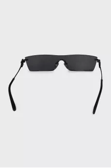 Rimless sunglasses with logo