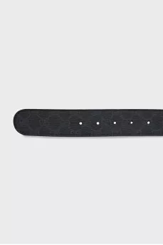 GG Marmont black leather belt