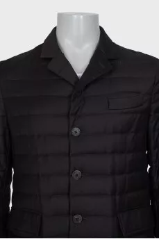 Men's brown jacket with patch pockets