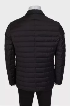 Men's brown jacket with patch pockets
