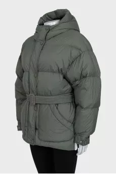 Green Michelin down jacket