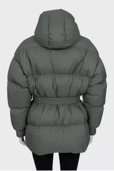 Green Michelin down jacket