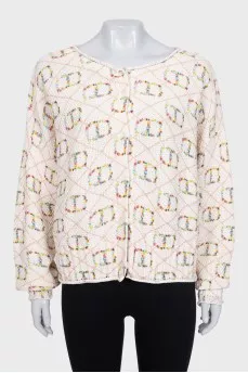 Кардиган крою oversize на кнопках