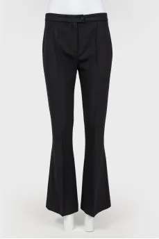 Black Dress Flare Pants