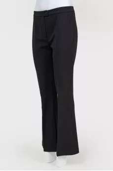 Black Dress Flare Pants