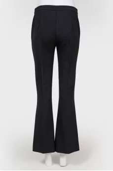 Black Dress Flare Pants