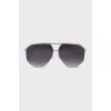Gradient aviator sunglasses