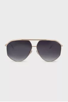 Gradient aviator sunglasses