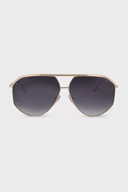 Gradient aviator sunglasses