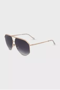 Gradient aviator sunglasses