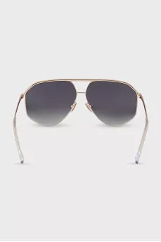 Gradient aviator sunglasses