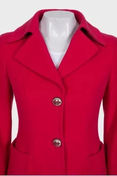 Pink fitted coat