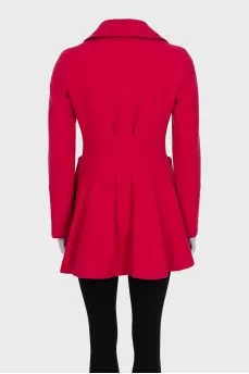 Pink fitted coat
