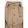Brown jacket with wide sleeves