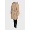 Brown jacket with wide sleeves