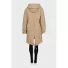 Brown jacket with wide sleeves