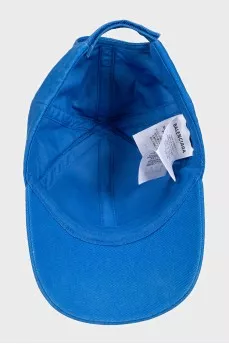 Men's blue cap with logo
