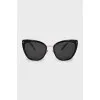 Black and gold frame sunglasses